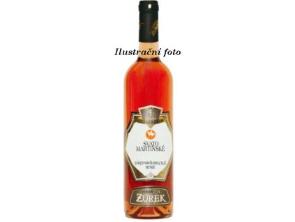 Svatomartinské Zweigeltrebe rosé 2025 jakostní víno Vinařství Žůrek2