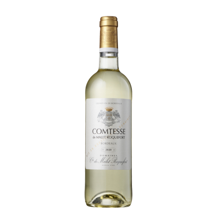 Blanc Comtese de Malet Roquefort Wine of France Bordeaux Michal Procházka Vinotéka Klánovice