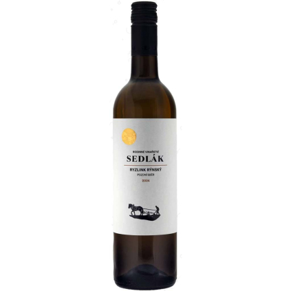 Ryzlink rýnský pozdní sběr 2024 Sedlák Vinotéka Klánovice