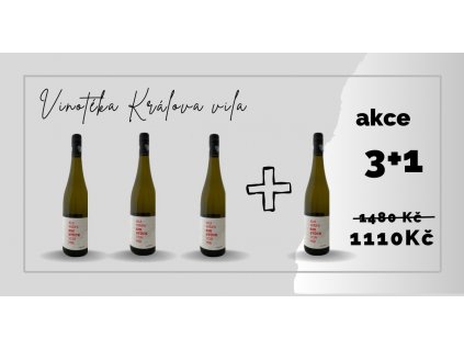 3 + 1 zdarma Riesling Als wär's ein Stück von mir 2020