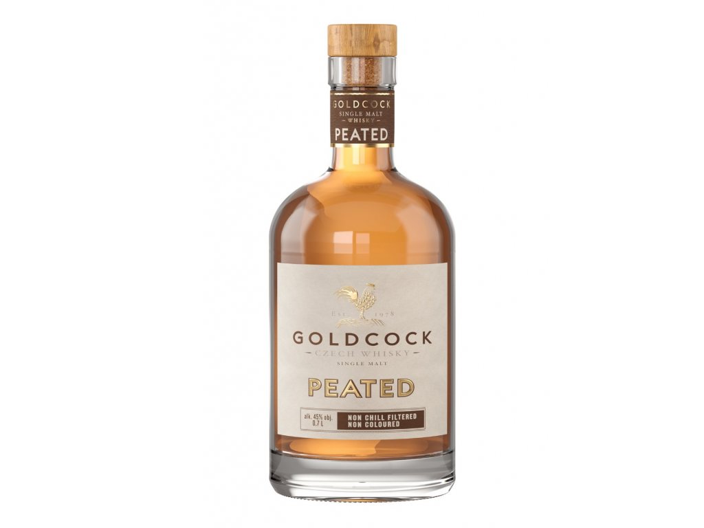 1452 goldcock peated single malt 45 0 7l