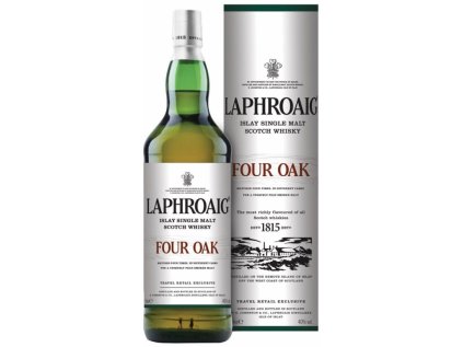 laphroaig four oak gift box 40 1l