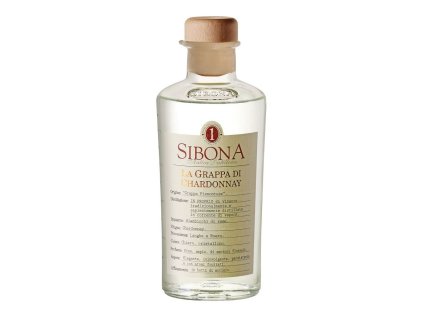 Grappa Sibona Chardonnay 0,5l
