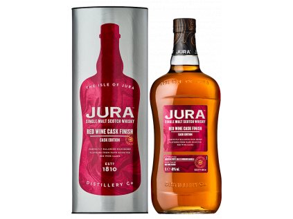 jura red wine cask 1l bottle and tube transparent web