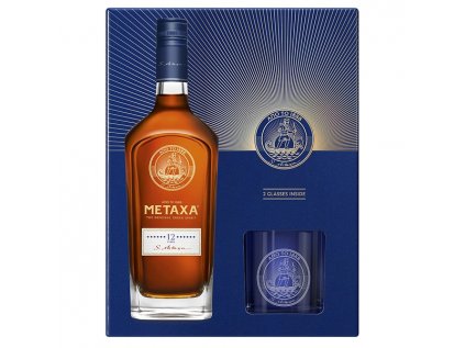 Metaxa 12* 0,7l GB + sklenice