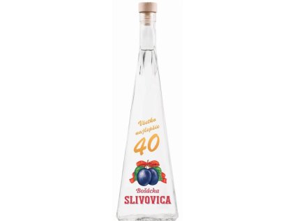 Bošácká Slivovica Jehlan 40tka 52% 0,5l