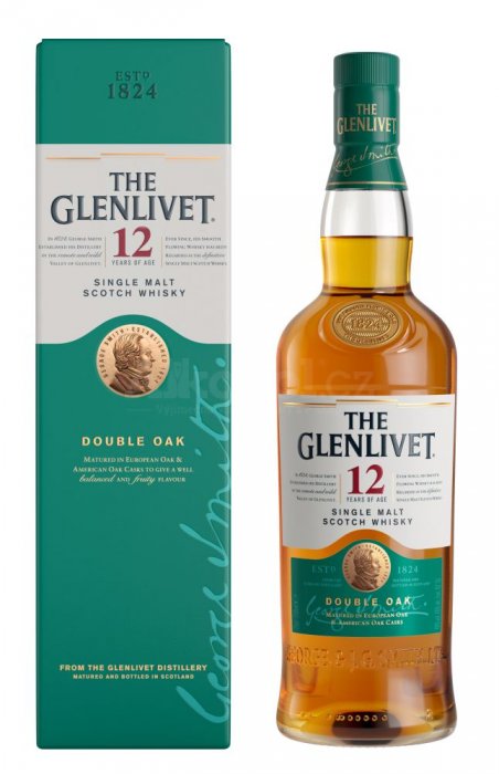 Glenlivet 12y Double Oak 0,7l 40% (karton)