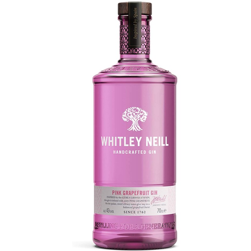 GIN WHITLEY NEILL pink grapefr 43% 0,7l (holá láhev)