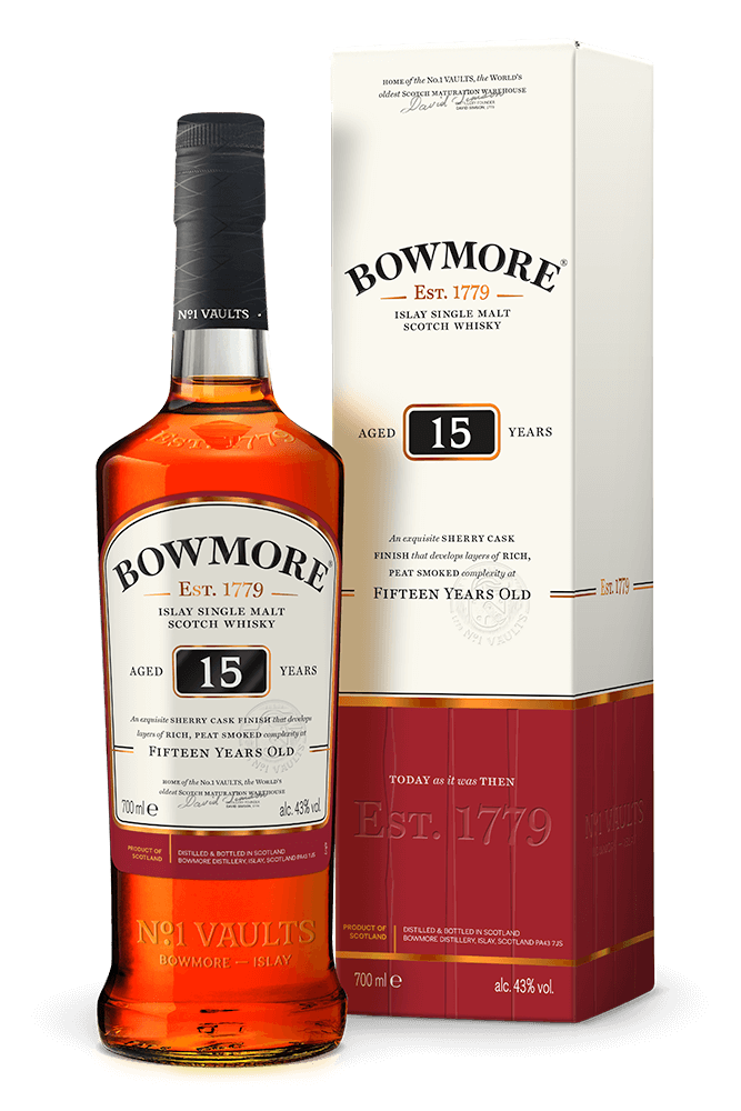 Bowmore 15y 0,7l 43%