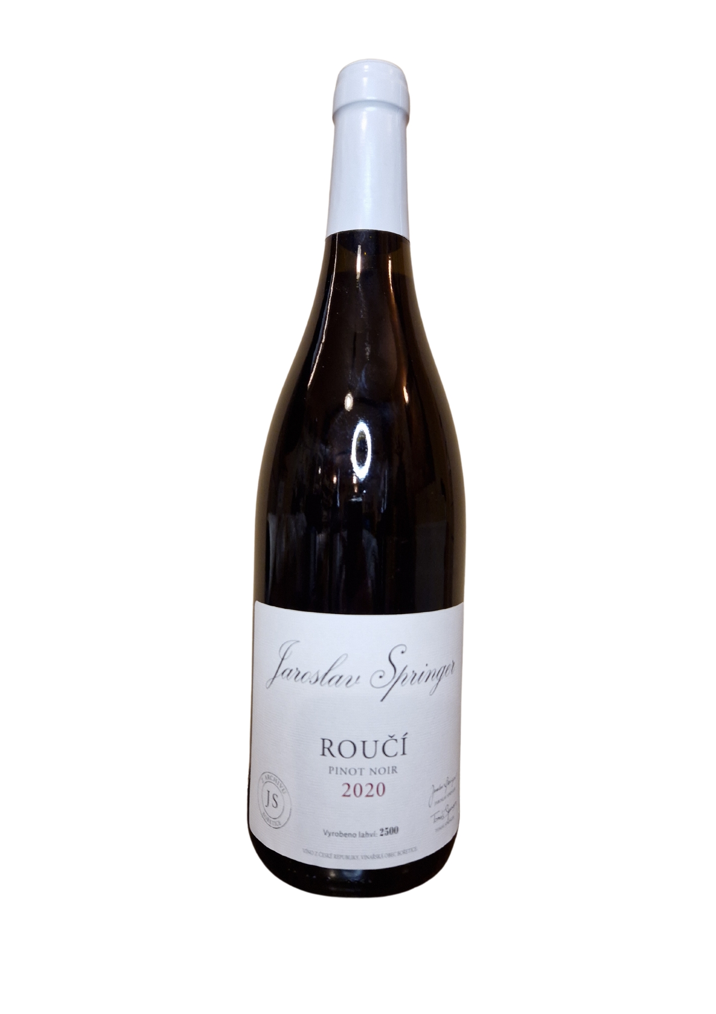 Pinot Noir ROUČÍ - MzV, suché 2020 Jaroslav Springer 0,75l GB
