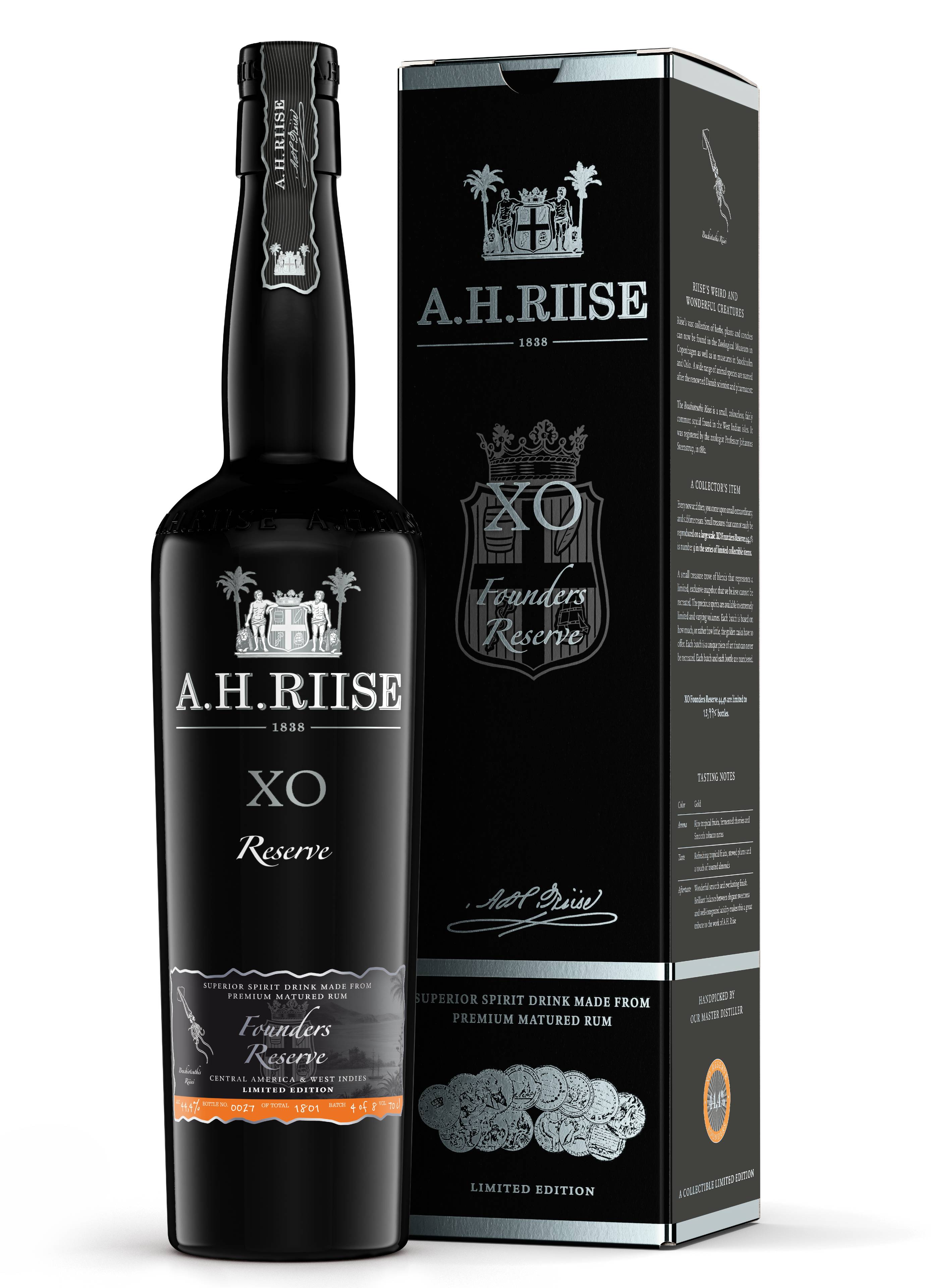 A.H. Riise A. H. Riise XO Founders Reserve batch V 44,4% 0,7 l (karton)