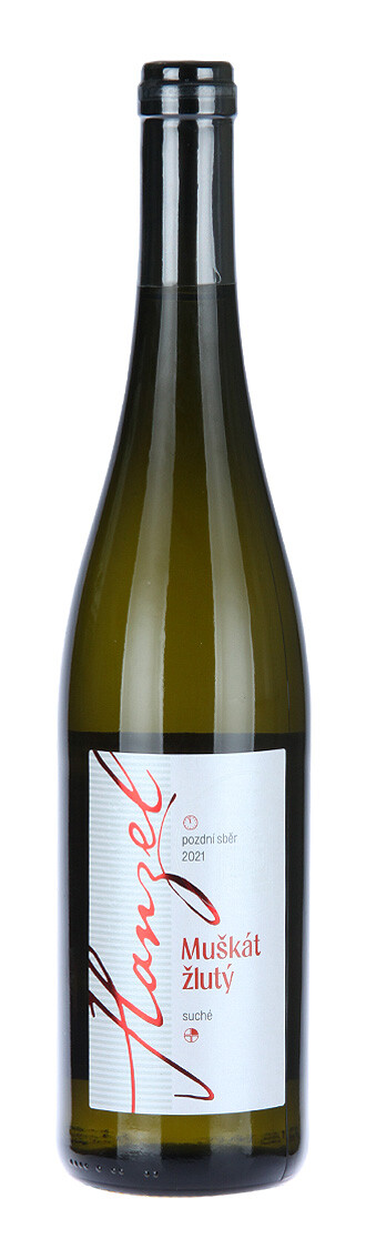 Muškát žlutý - PS, suché 2022 Hanzel 0,75l