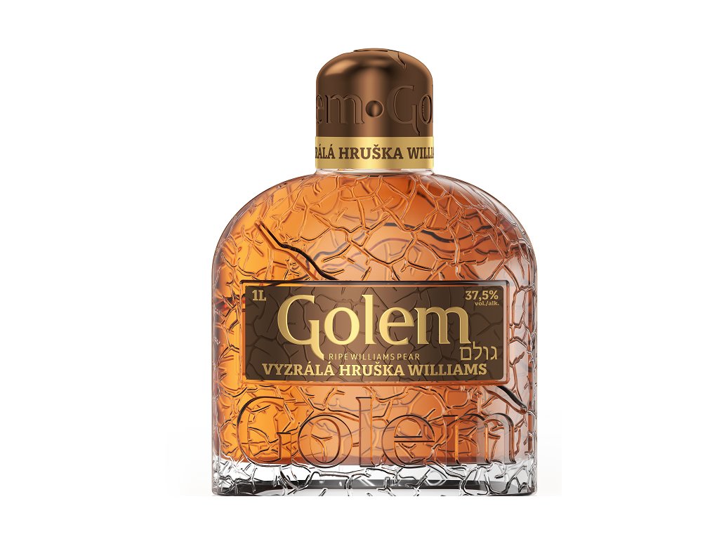 golem vyz.hruška williams nová lahev 37,5% 1l (holá láhev)
