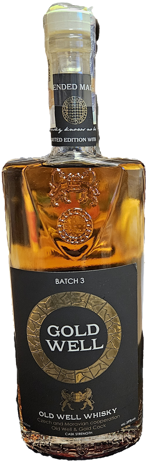 Gold Well batch 3 59% 0,5l (holá láhev)