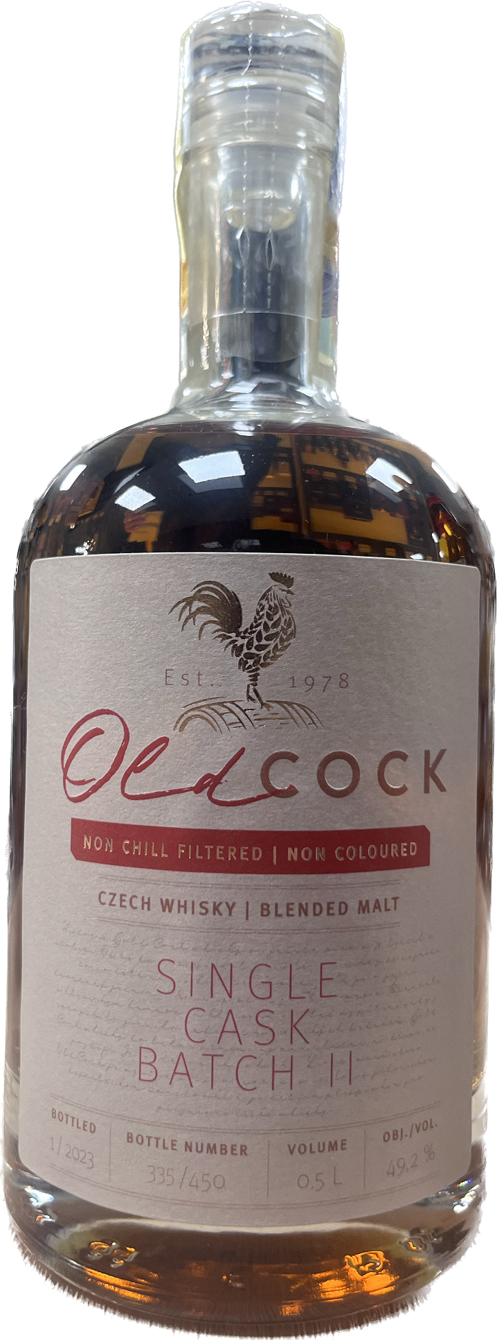 GOLDCOCK Whisky OldCOCK Batch III 57,4% 0,5l