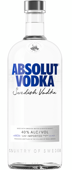 Absolut 1 l (holá láhev)