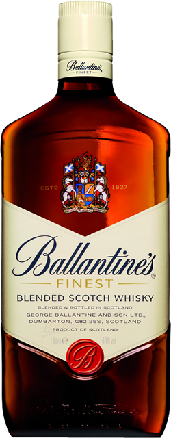 Ballantine's Finest 40% 1l (holá láhev)