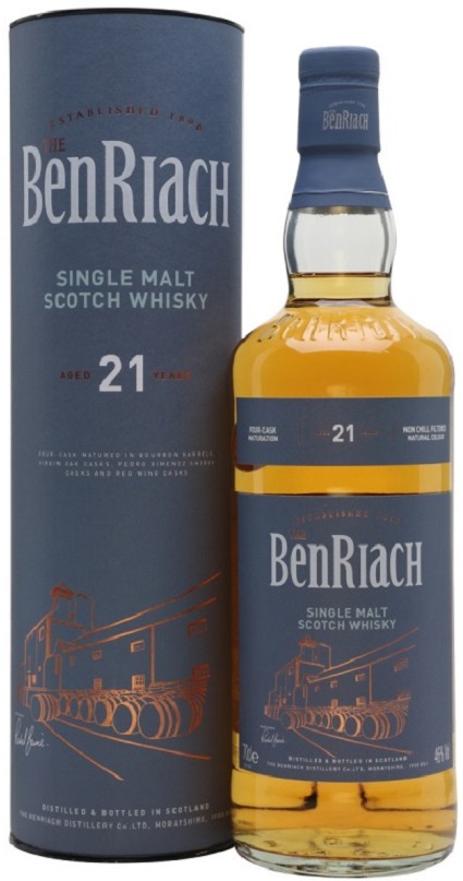 Benriach 21yo 46% 0,7l (tuba)