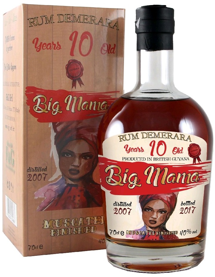 Big Mama 10yo Muscatel 40% 0,7l (karton)