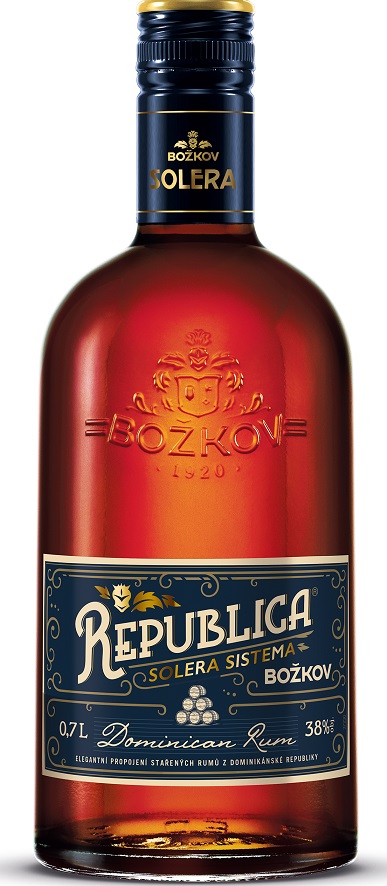 Božkov Republica Sistema Solera 38% 0,7 l (holá láhev)