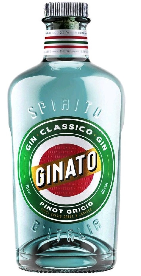 Gin Ginato - Pinot Grigio 43% 0.7 l (holá láhev)