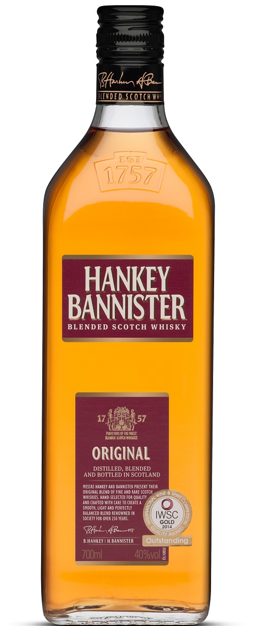 Hankey Bannister 0,7l 40% (holá láhev)