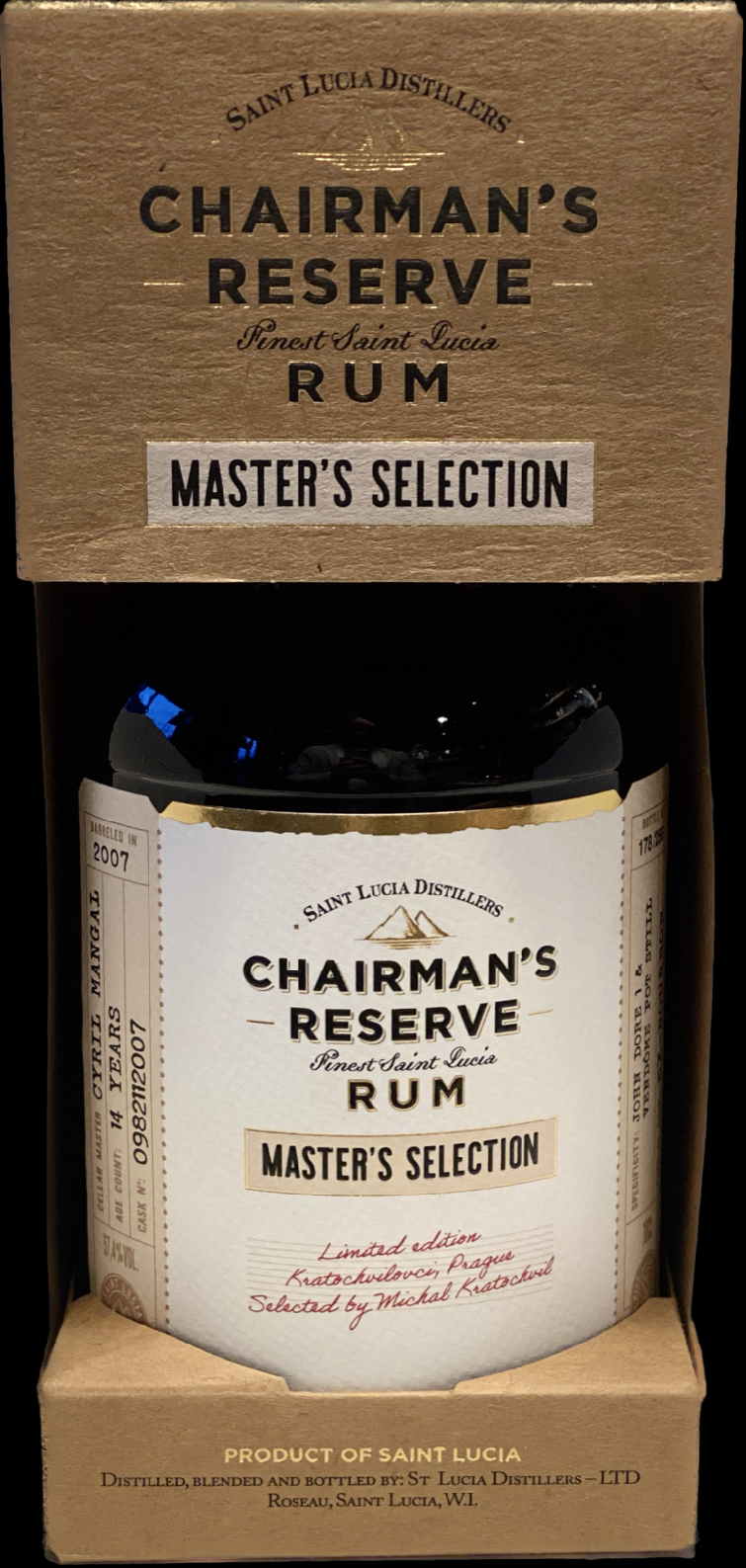 Chairmans Reserve Masters Selection 2007 14yo 57,4% 0,7l (karton)