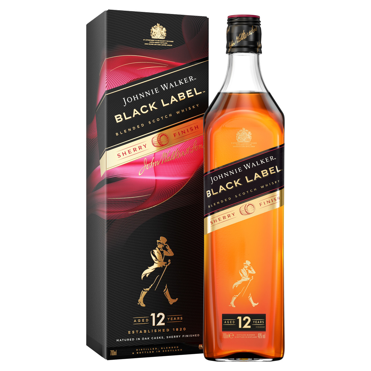 Johnnie Walker Black Label 12YO Sherry Finish 40% 0,7L (karton)