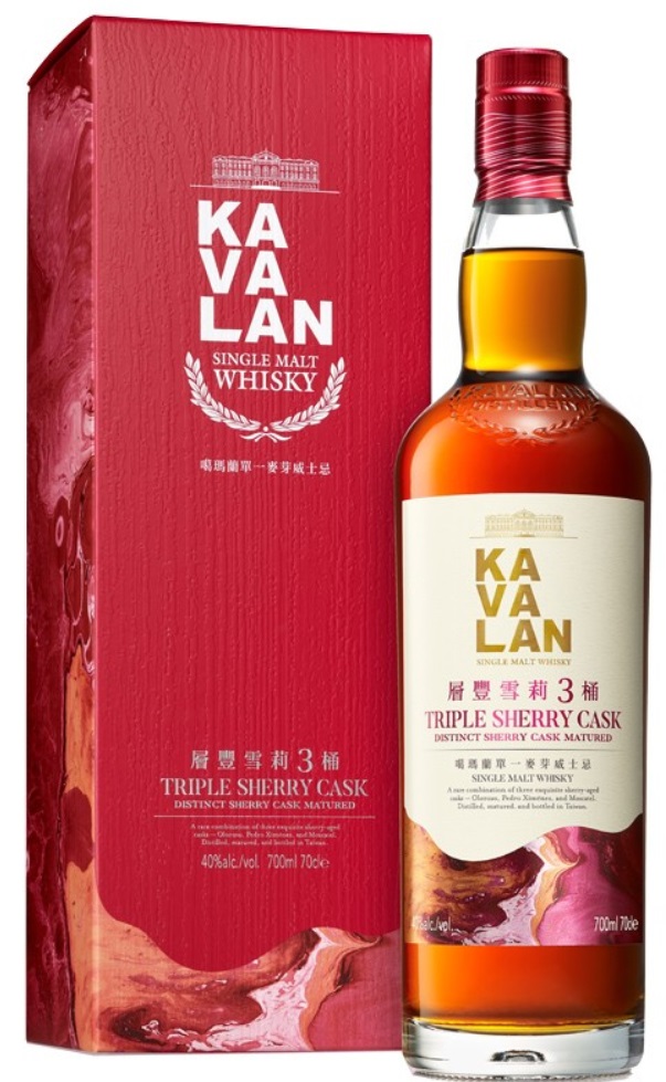 Kavalan Triple Sherry Cask 40% 0,7l (karton)