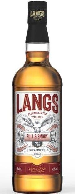 Langs Full & Smokey 43% 0,7l (holá láhev)