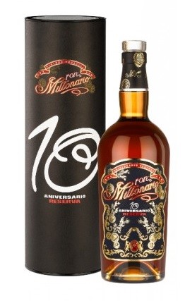 Millonario 10 Aniversario Reserva (0,7l) v dárkové tubě