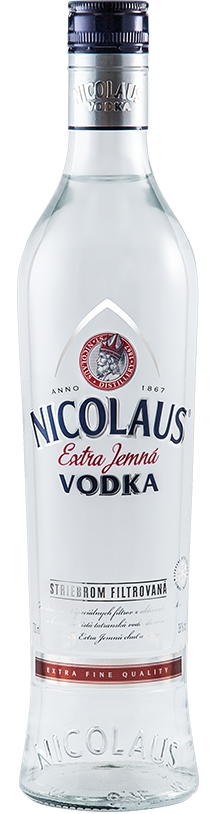 Nicolaus Vodka 38% 1l (holá láhev)
