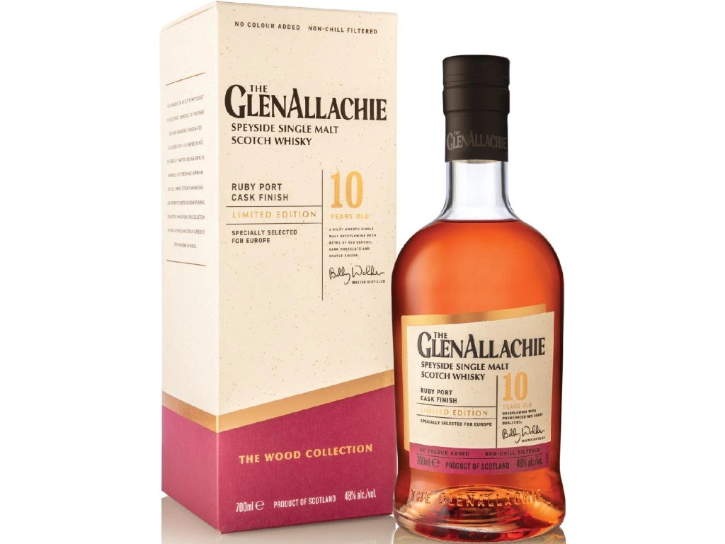 GlenAllachie 10 letá Ruby Port Cask Finish