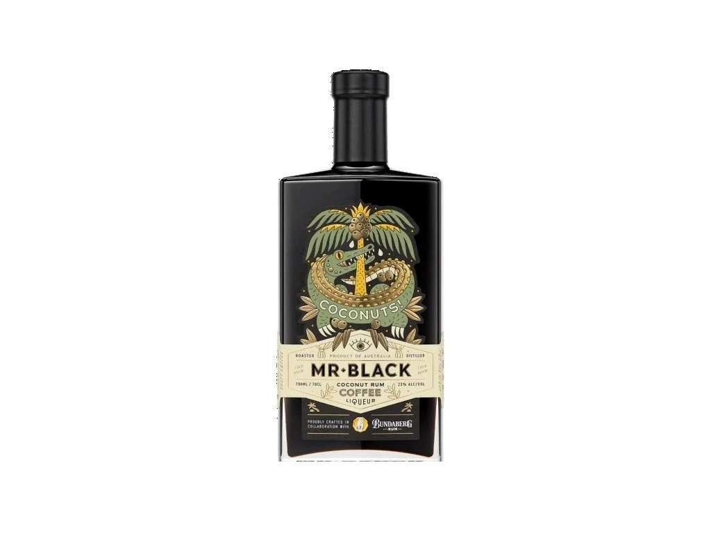Likér Mr Black Coconut Rum Coffee 23% 0,7 l (holá láhev)