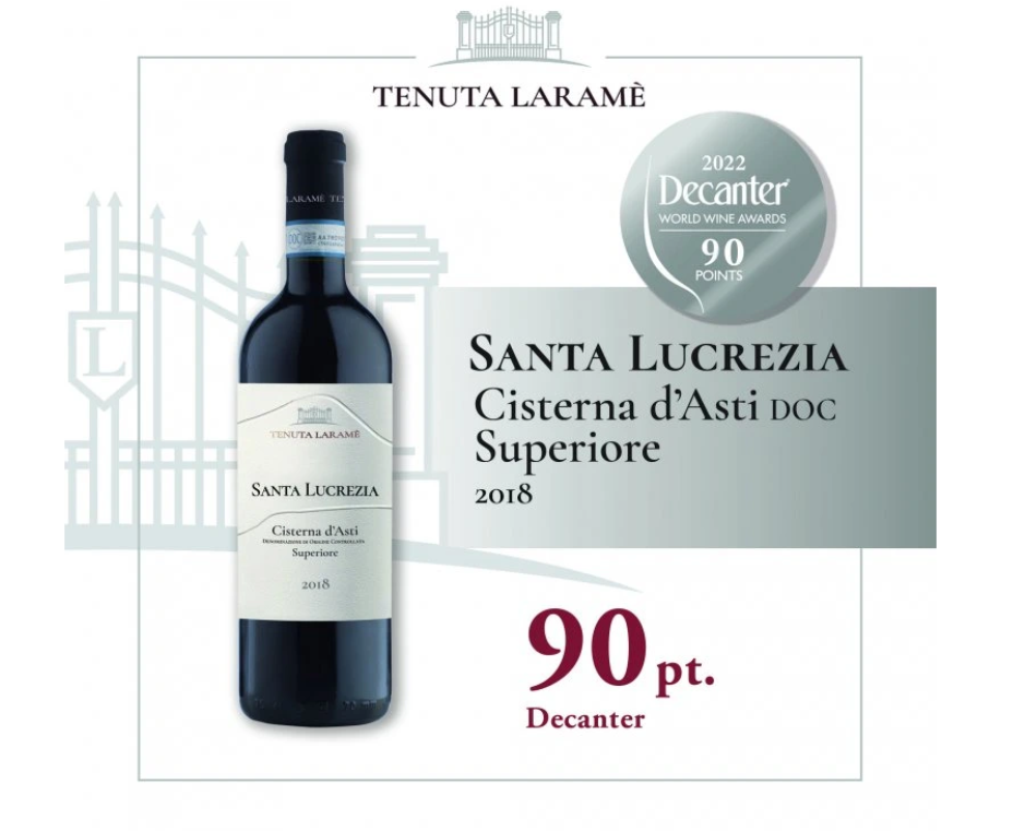 Tenuta Larame Santa Lucrezia Cisterna d'Asti DOC Superiore 2019 0,75l
