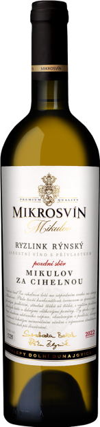 Ryzlink Rýnský TL - PS, suché 2022 Mikrosvín 0,75l