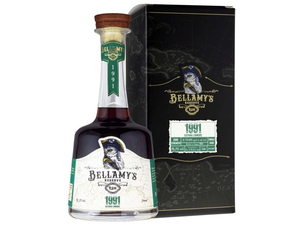 BELLAMYS GUYANA 1991 31Y 54,3% 0,7l (karton)