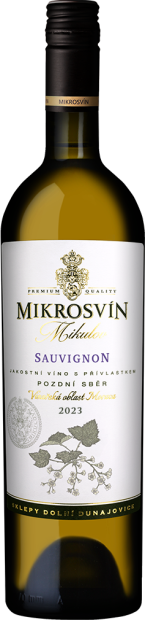 Mikrosvín, Sauvignon, Flower Line, Pozdní sběr, 2020, 0,75 l