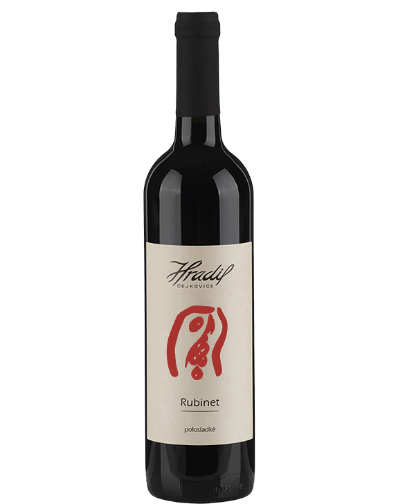 Rubinet - MzV, polosladké 2024 Hradil 0,75l