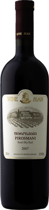 Wine Man Pirosmani 0,75l 11,5% Semi Dry Red Wine (holá láhev)