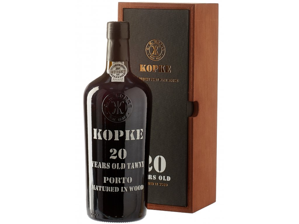 KOPKE 20 YEARS OLD, dárkový box, 0,75l