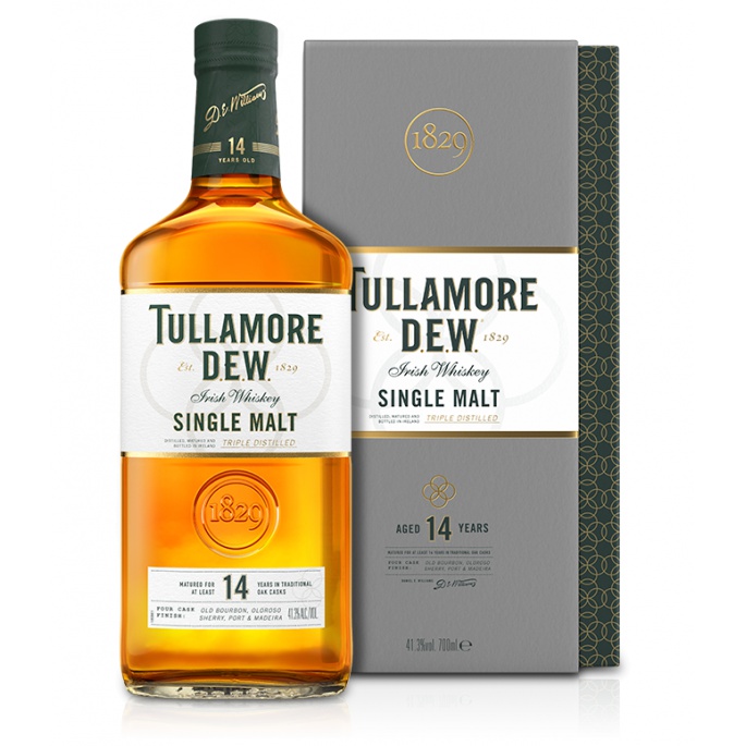 Tullamore D.E.W. 14YO Single Malt 41.3% 0,7L (karton)