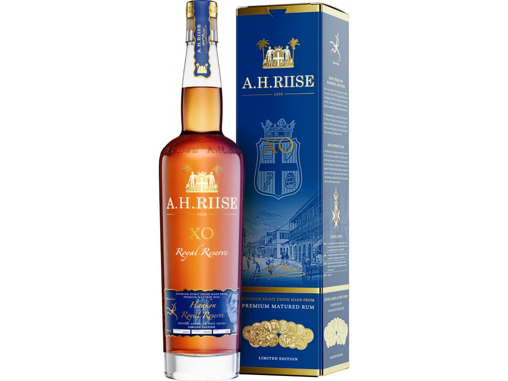 A.H. Riise X.O. Royal Reserve Rum KING HAAKON 0,7l