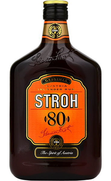 Stock Stroh rum 80% 0,5 l