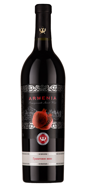 Armenia Pomegranate Sweet - sladké červené víno 0,75l 11% (holá láhev)