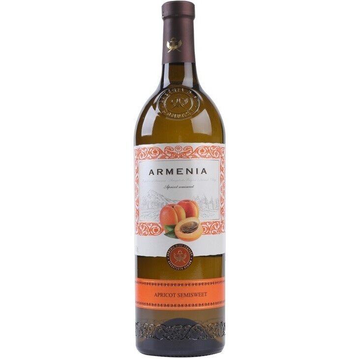 Armenia Apricot semisweet - polosladké bílé víno 0,75l 12% (holá láhev)