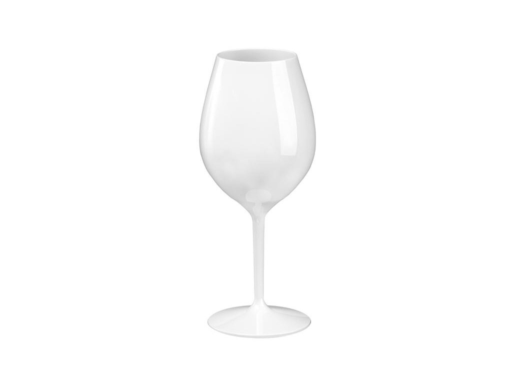 Nerozbitná sklenice na víno bílá bez loga, 47 cl