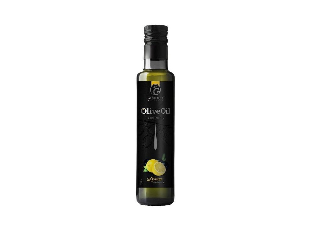 Gourmet partners Extra panenský olivový olej & citron, sklo, 0,25 l