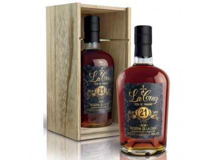 Ron La Cruz 21yo 40%, 0,7l v dárkovém balení