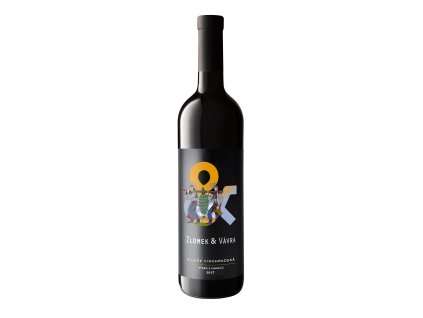 Víno Zlomek a Vávra Cuvée Vinohradské 2019, výběr z hroznů, polosuché bílé 13,5%, 0,75l